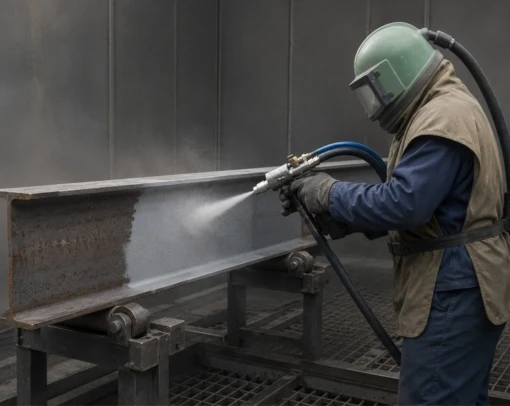 Sand Blasting Surface Preparation
