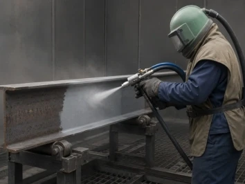 Sand Blasting Surface Preparation