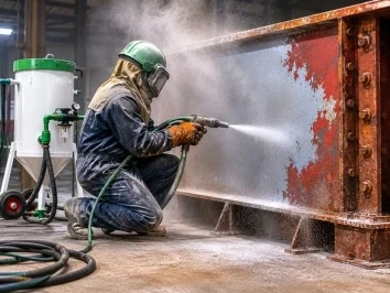 Sandblasting Paint Removal