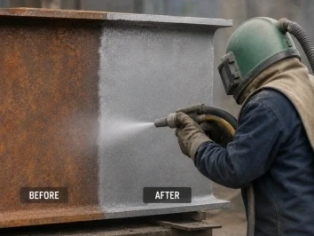 Sandblasting Rust Removal