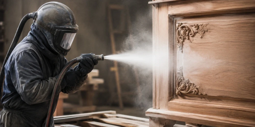 Wood Sandblasting